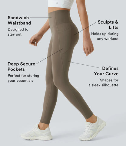 Purivale™ High-Waisted Tummy Control Leggings